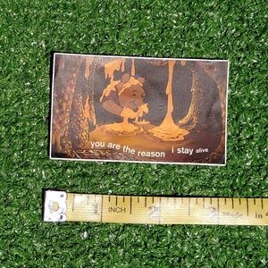 Winnie the Pooh You Are The Reason Disney Home Decal Vinyl Wall Sticker 3x2"